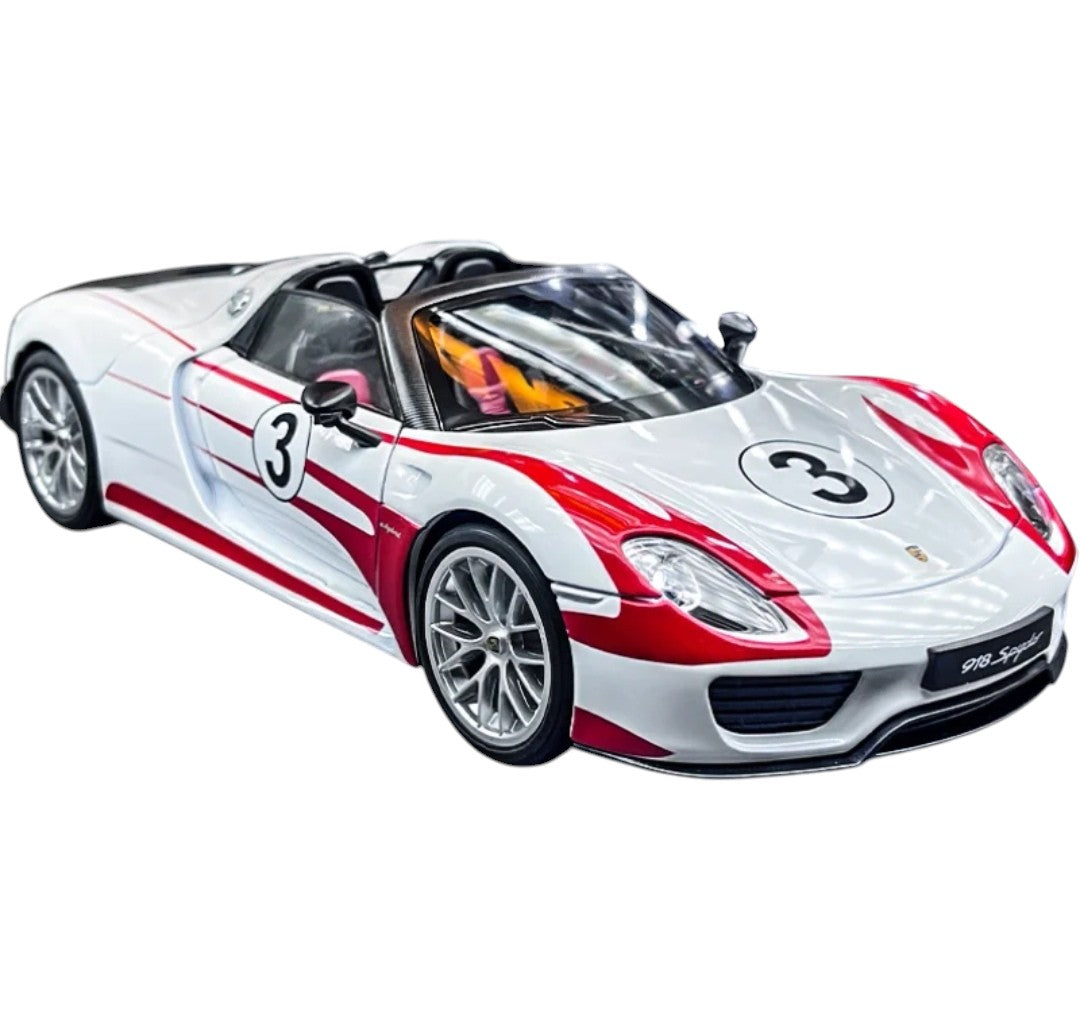Porsche 918 Spyder Numéro 3 1/18 son et lumière