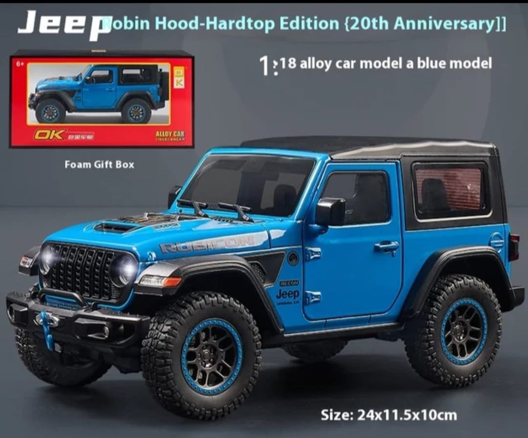 Jeep Pionniers 1/18 son et lumière