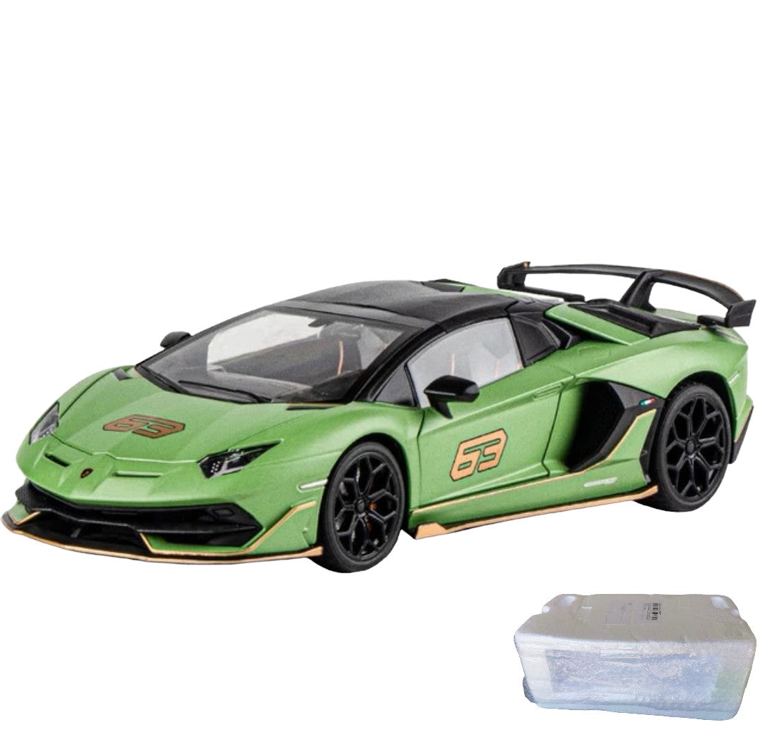 Lamborghini Aventador SVJ 1/18 Son et lumière