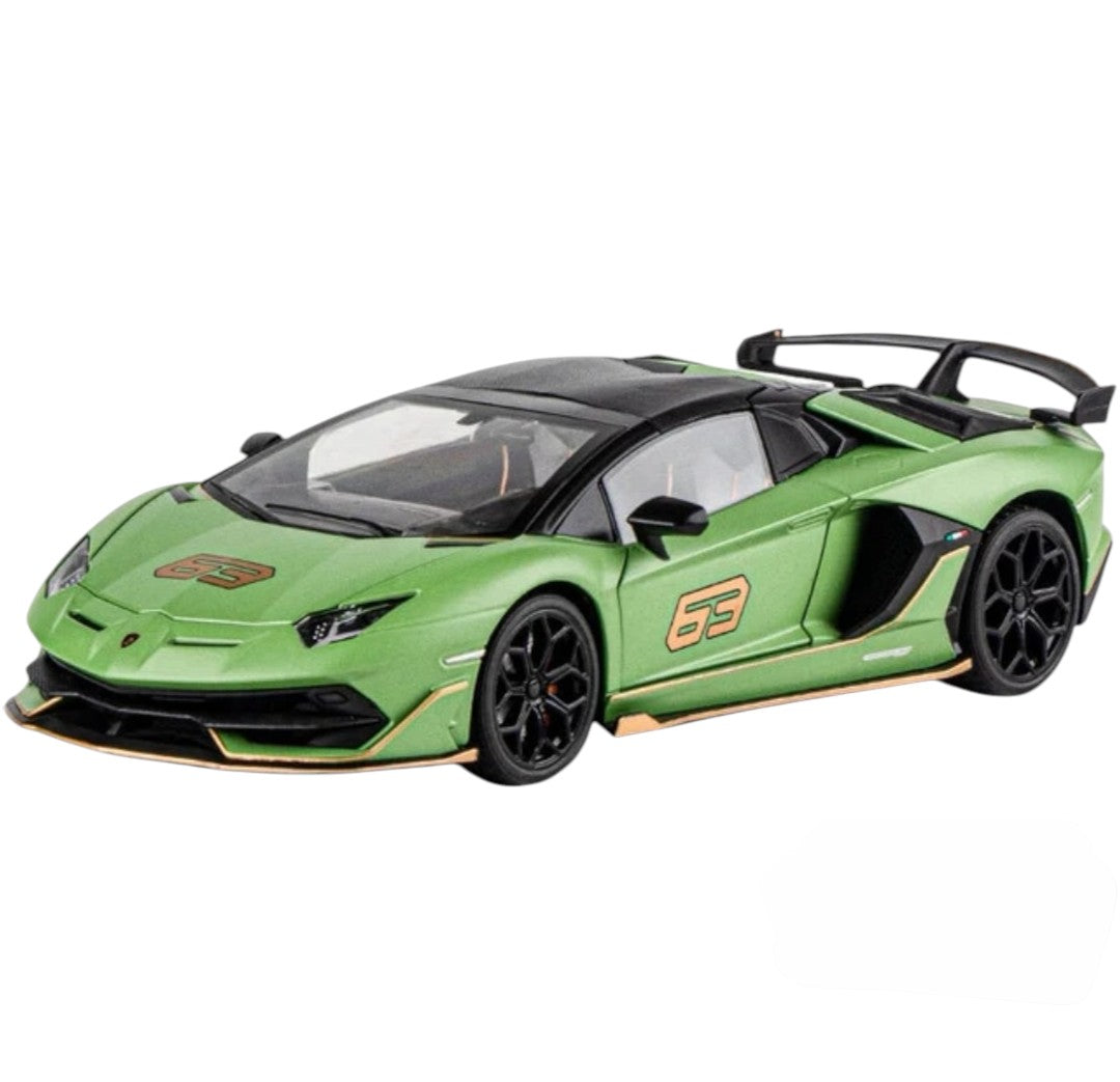 Lamborghini Aventador SVJ 1/18 Son et lumière
